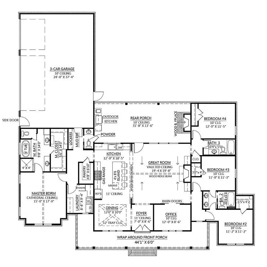 Modern Farmhouse Plans & Designs by Archival Designs
